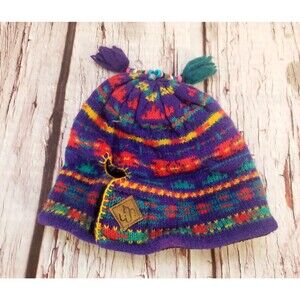 Merkley Headwear Winter Beanie Made in Canada Virgin Wool Color Nordic Beads